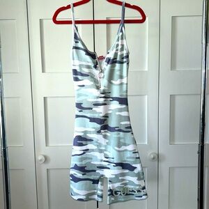 NWT Guess athletic camo romper. Woman’s size XS